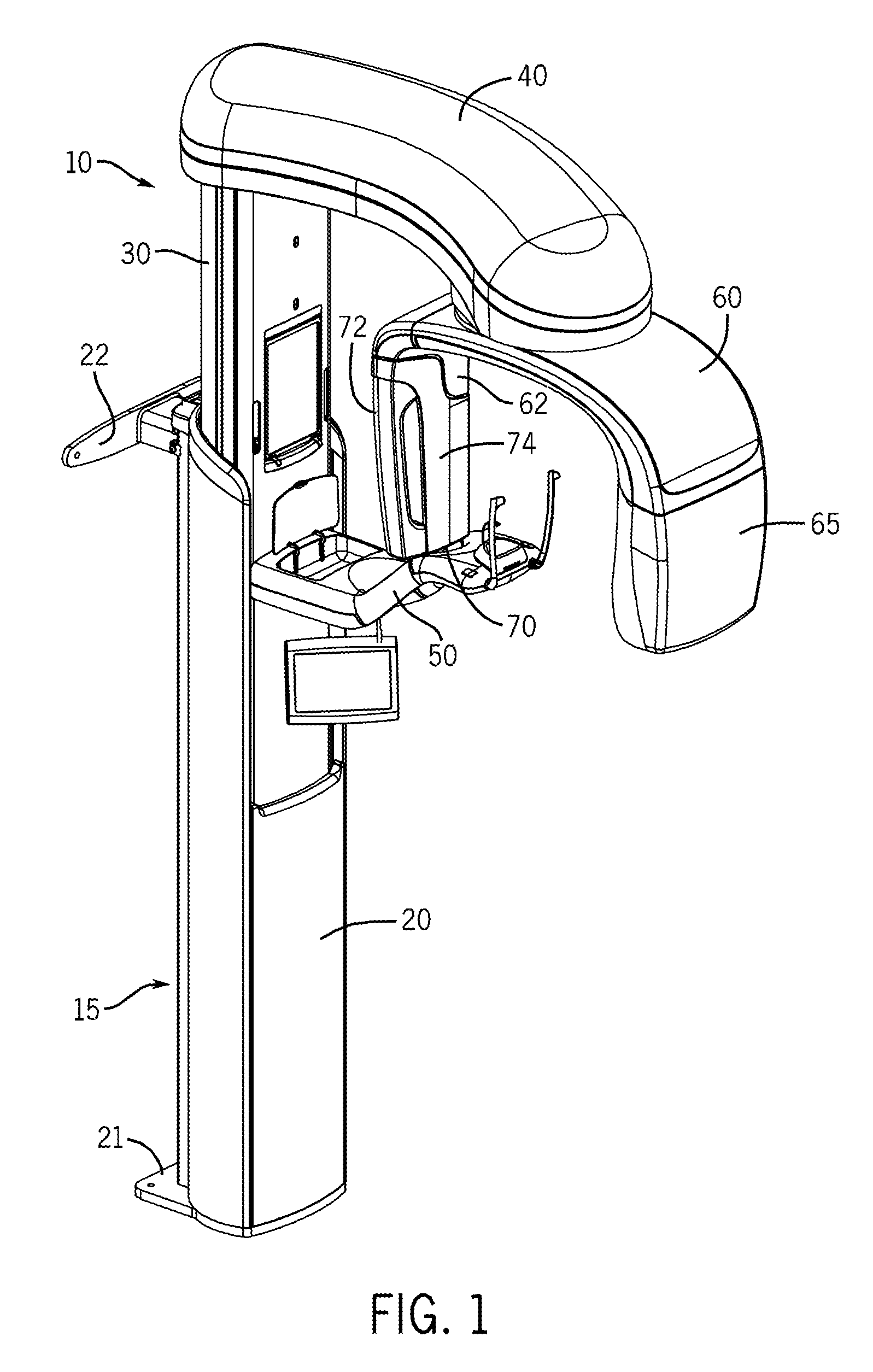 Removable radiation sensor for dental imaging systems