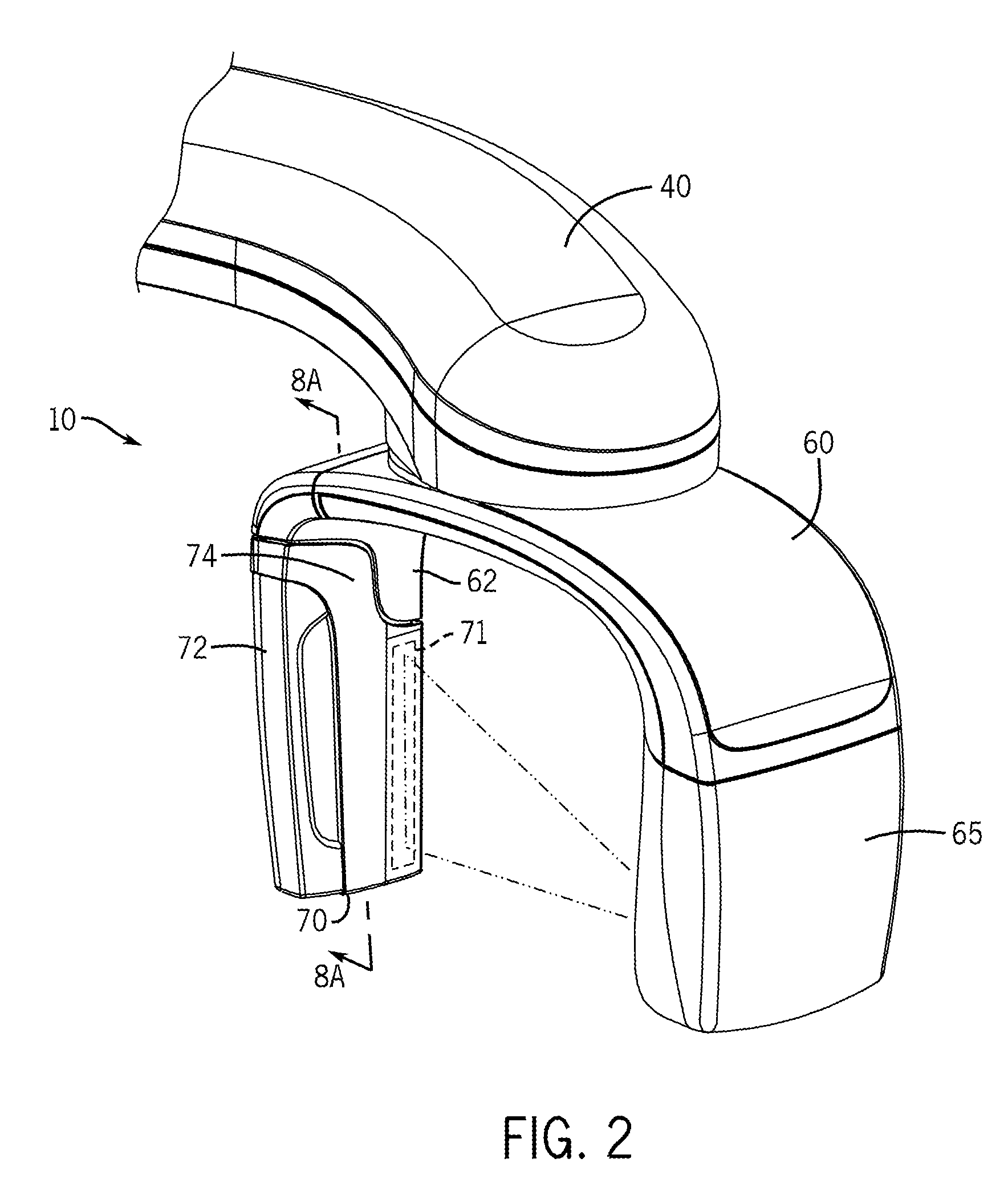 Removable radiation sensor for dental imaging systems