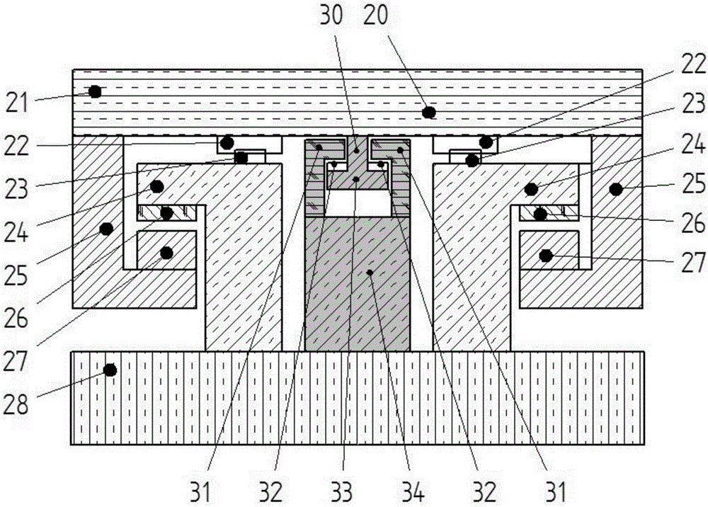 A magnetic levitation drive device