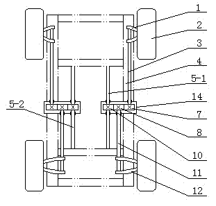 Torsion bar type automobile suspension device