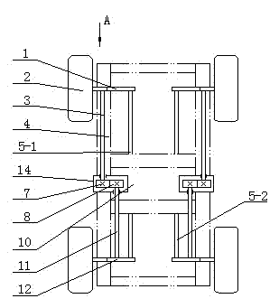 Torsion bar type automobile suspension device