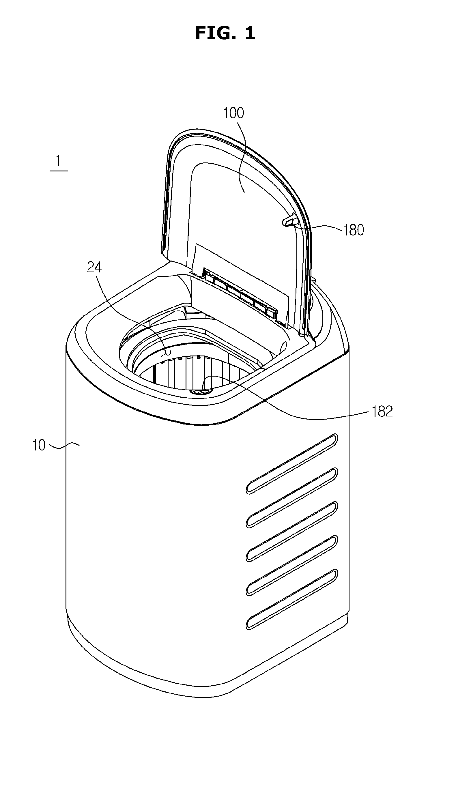 Washing machine and manufacturing method of door