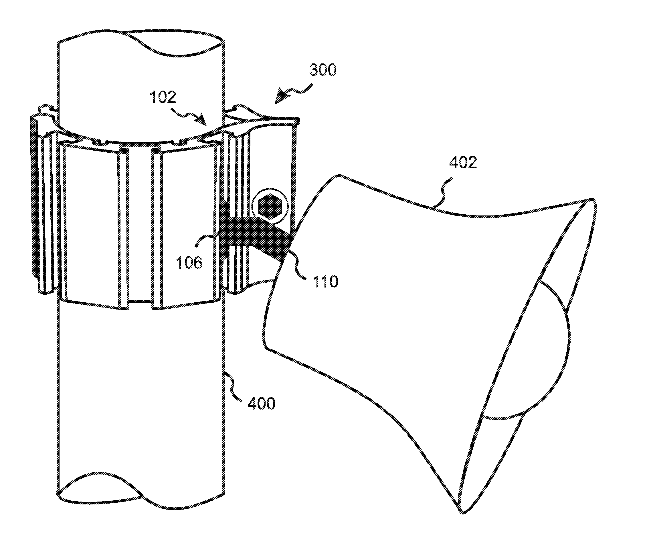 T-channel fixture-mounting pole clamp