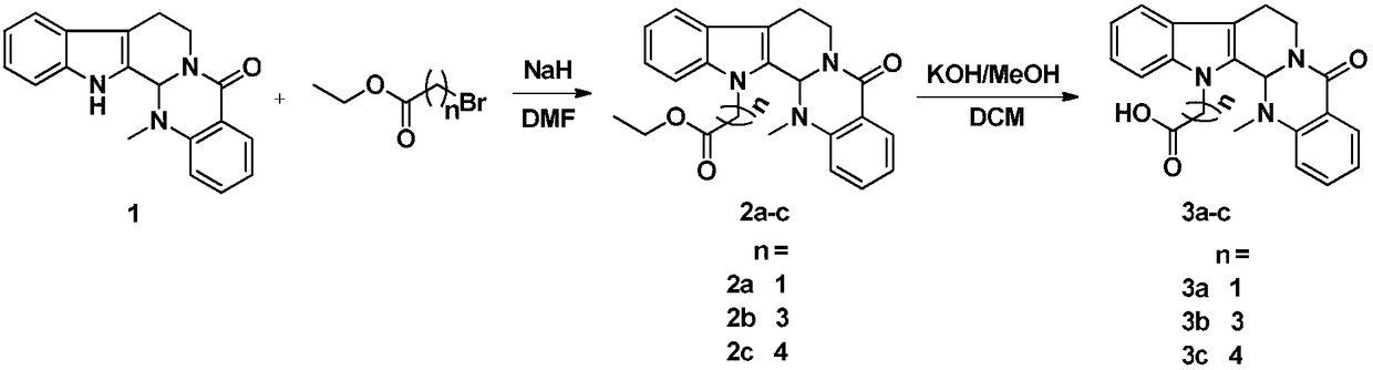 Compound of ADT-OH type H2S donor and evodiamine and preparation method thereof and application