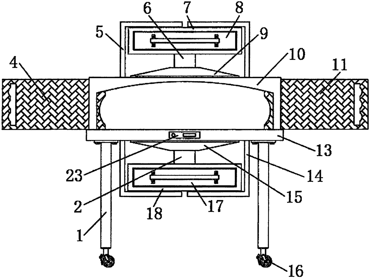 Traditional Chinese medicinal fumigation treatment device for rheumatism and immunology