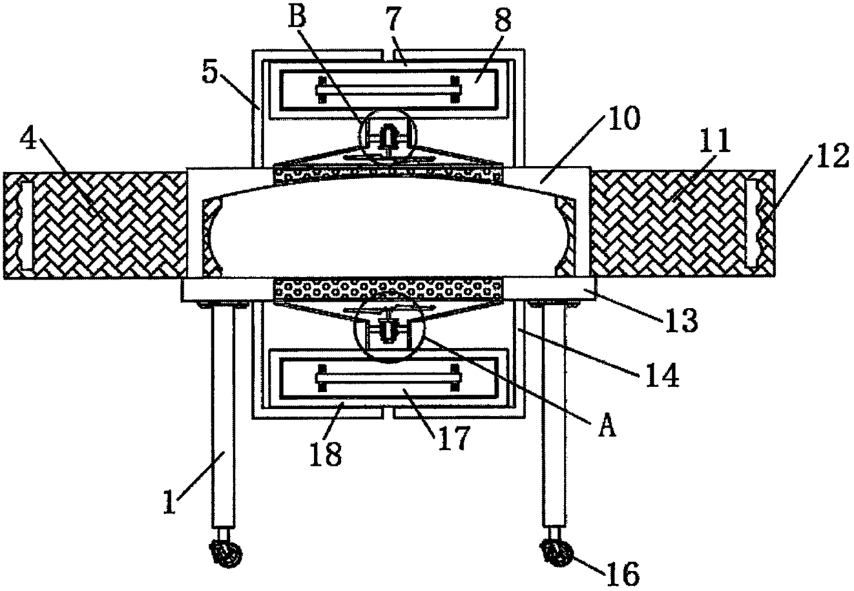 Traditional Chinese medicinal fumigation treatment device for rheumatism and immunology