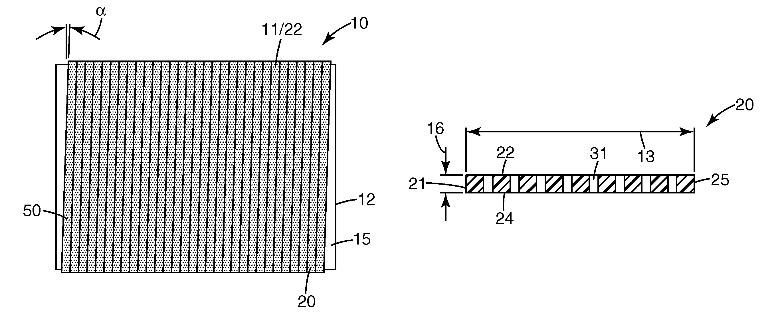 Ribbon wound roll