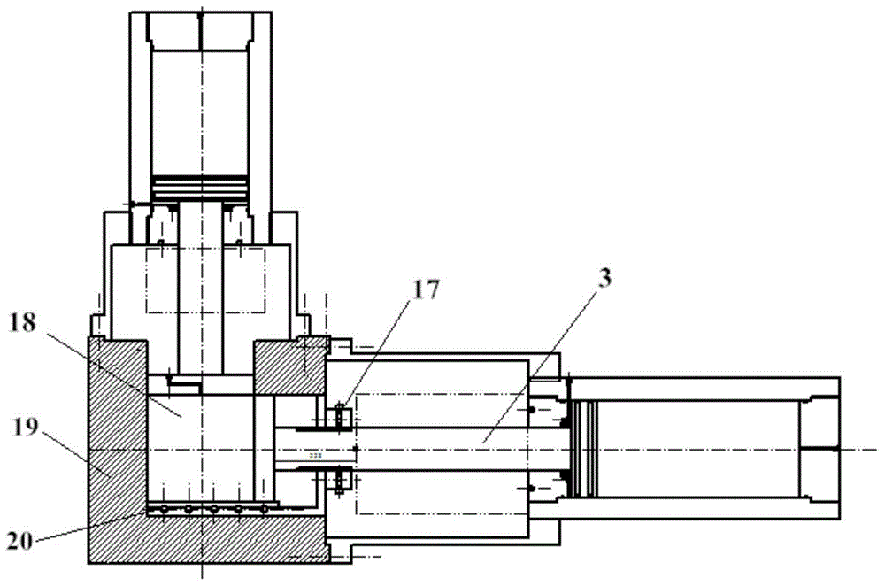 Shale gas hydraulic fracturing physical simulation test system