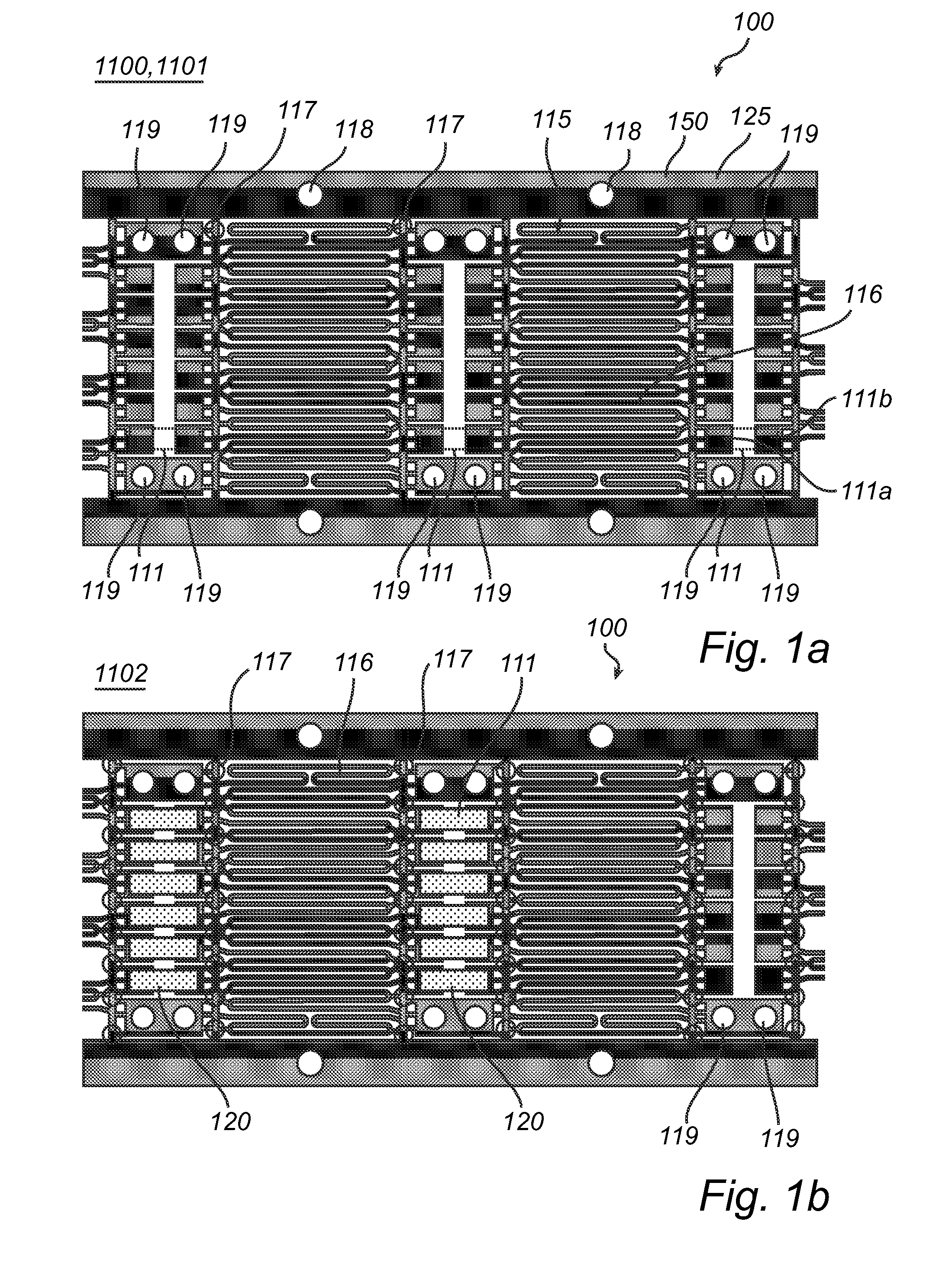 Method and device of a LED matrix