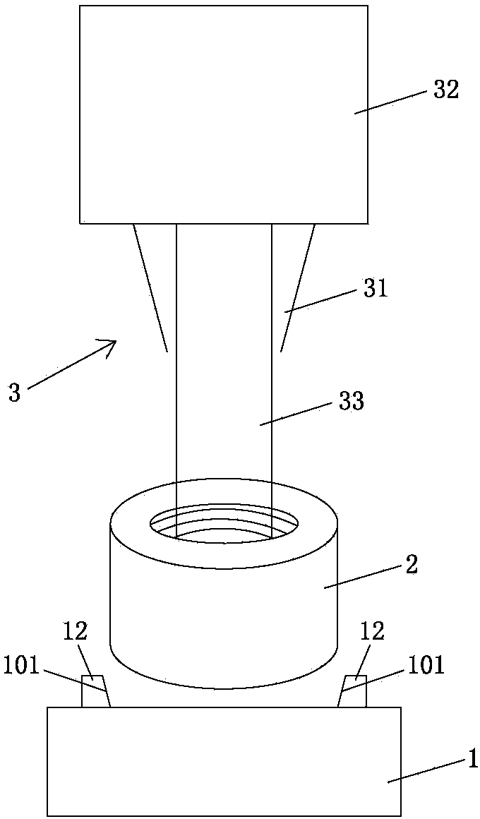 Amorphous alloy and nut welding method