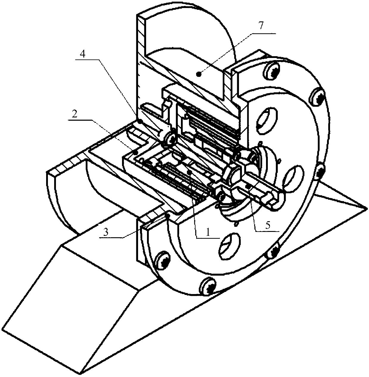 Speed regulation magnetic gear for pump