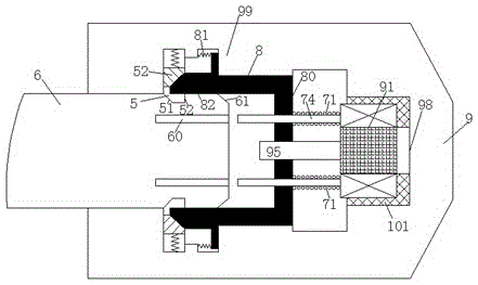 Shockproof socket capable of automatically locking and unlocking