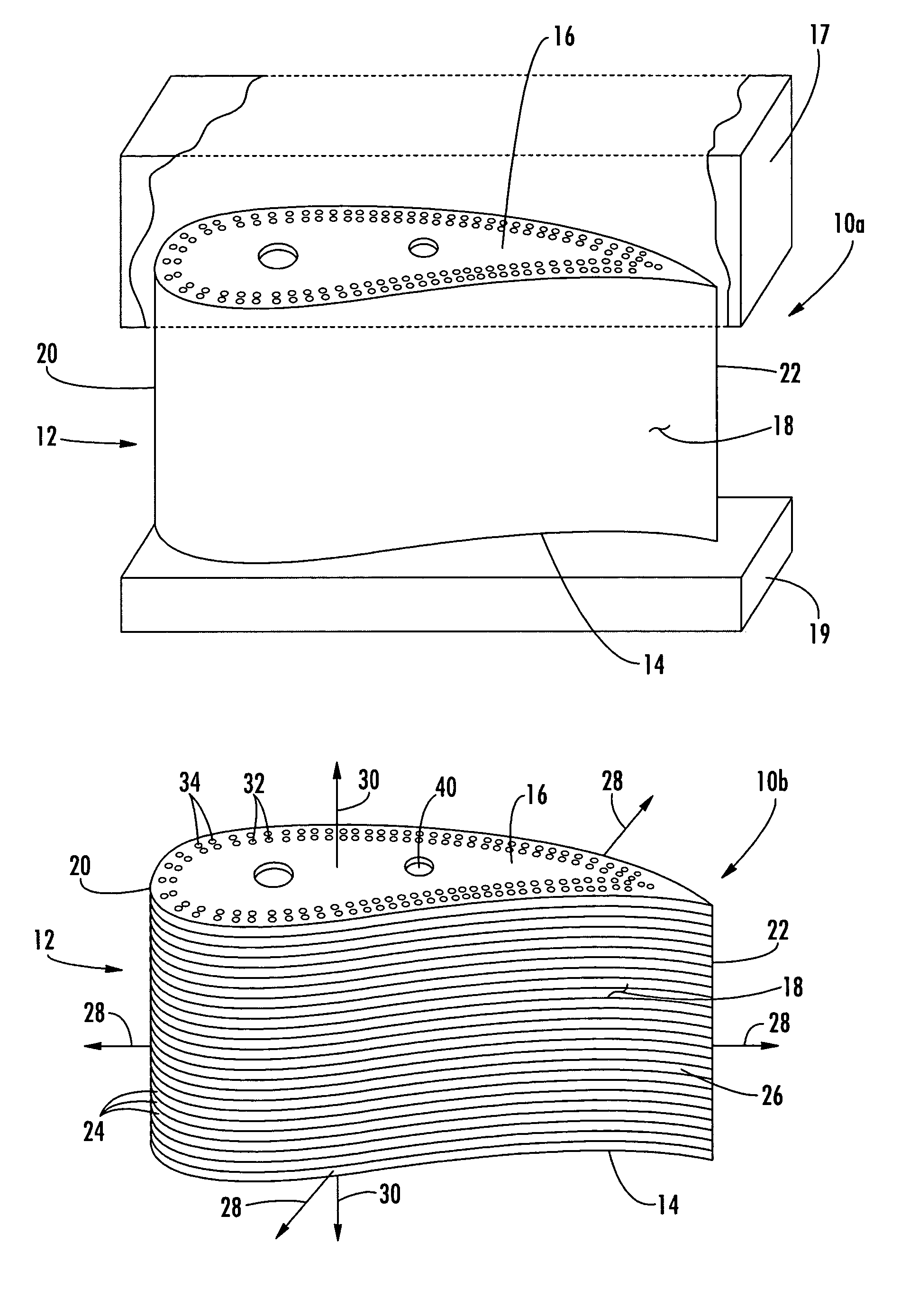 Fail safe cooling system for turbine vanes