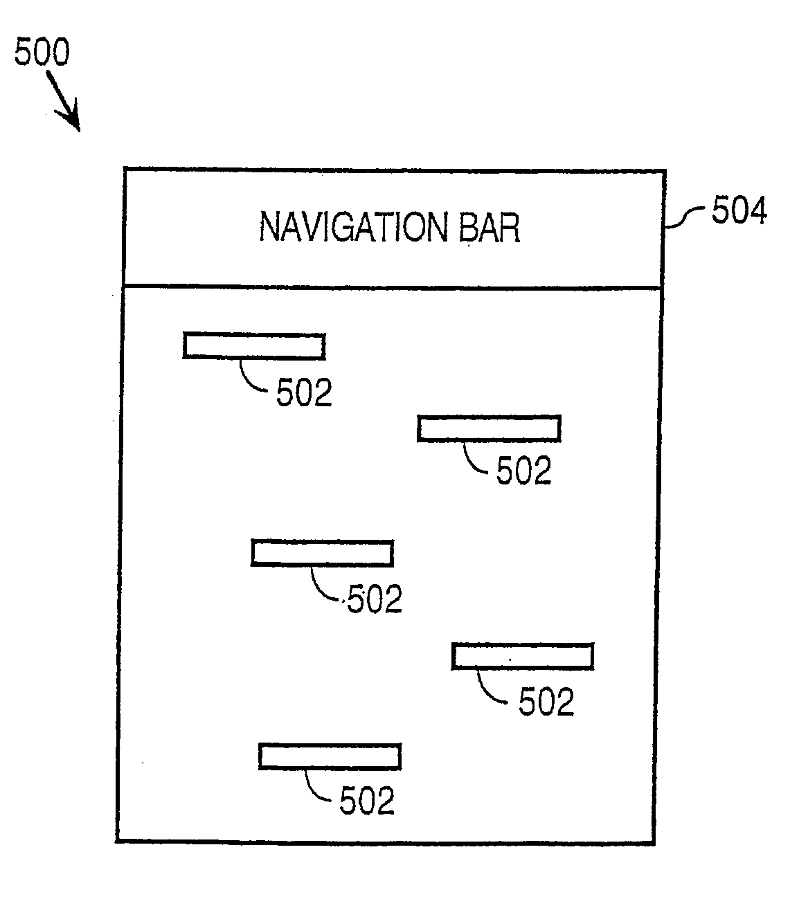 Providing navigation objects for communications over a network