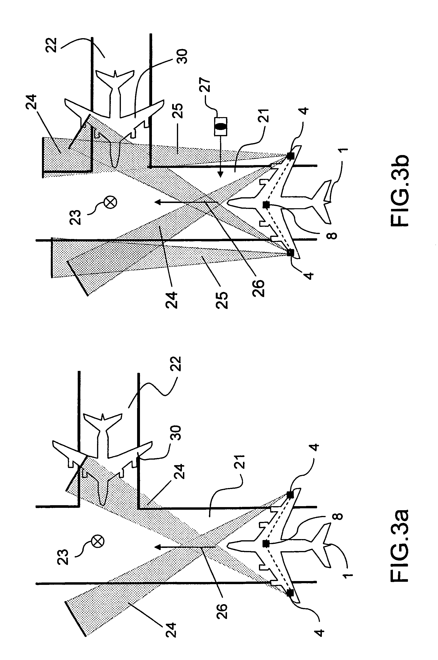 Obstacle detection system notably for an anticollision system