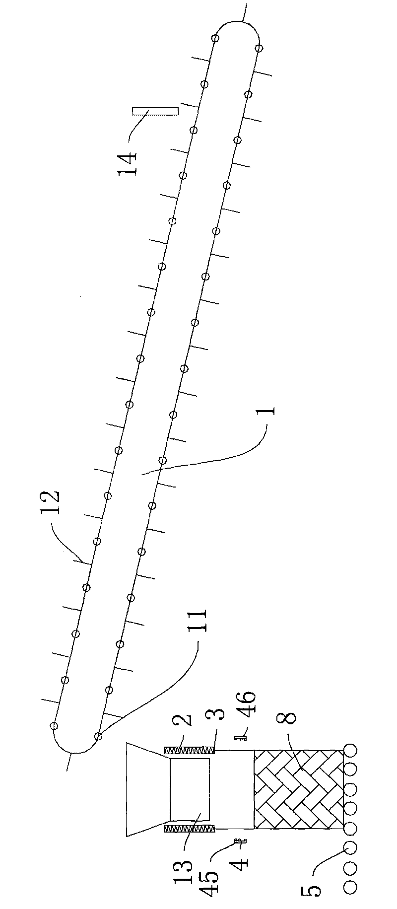 Packaging method and equipment of wood chip splinters