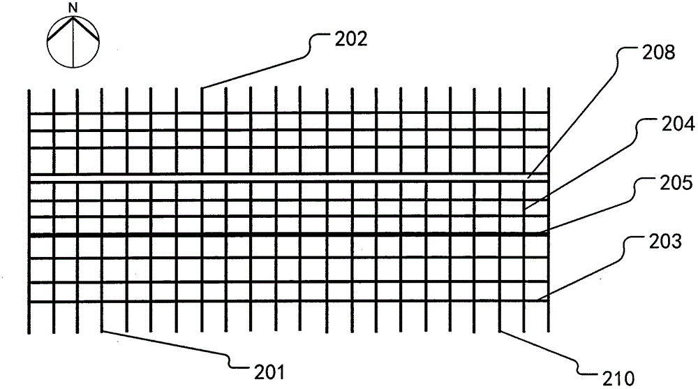 Novel south and north dual-shed sunlight greenhouse and operating method