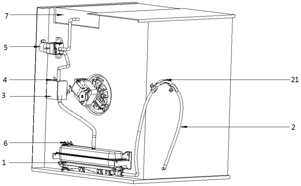 Waterway system of cooking equipment and cooking equipment