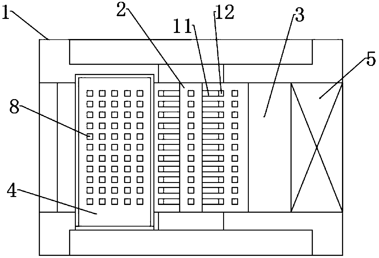 Lamp bead mounting device