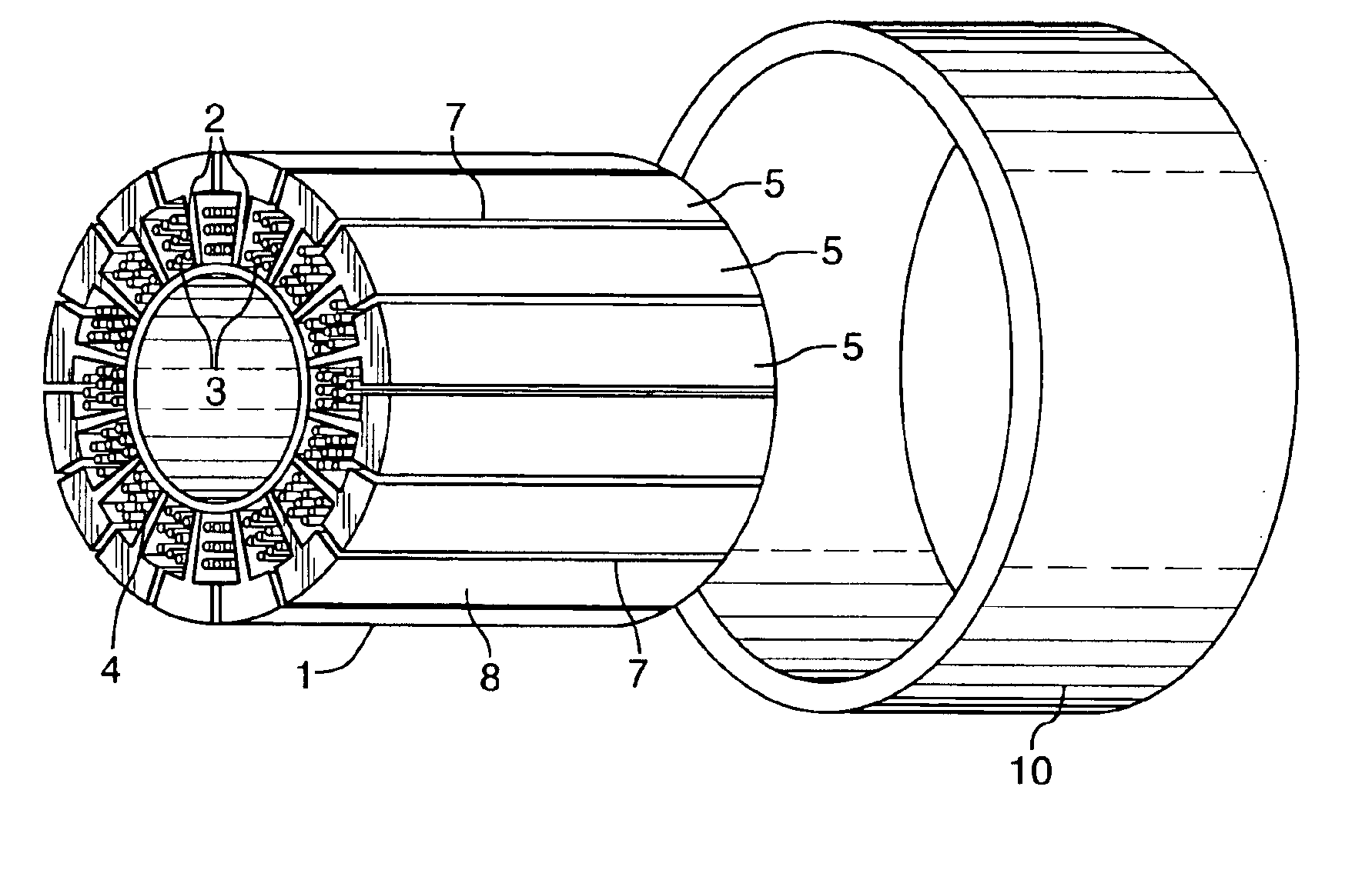 Current limiting means for a generator