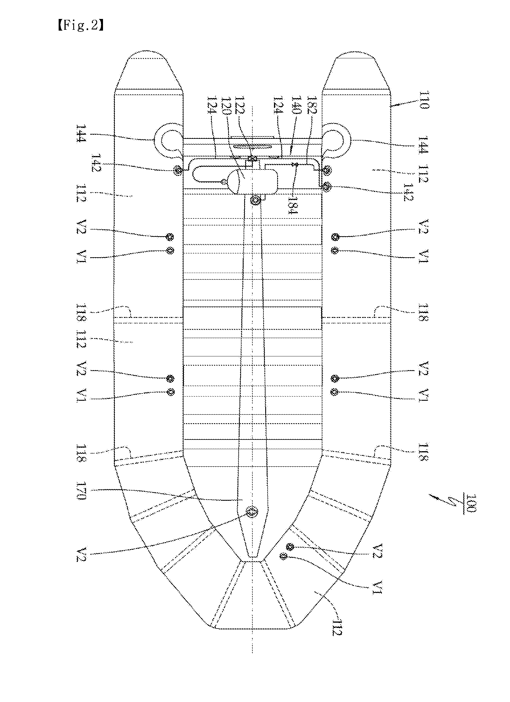 Inflatable boat having self-inflation system