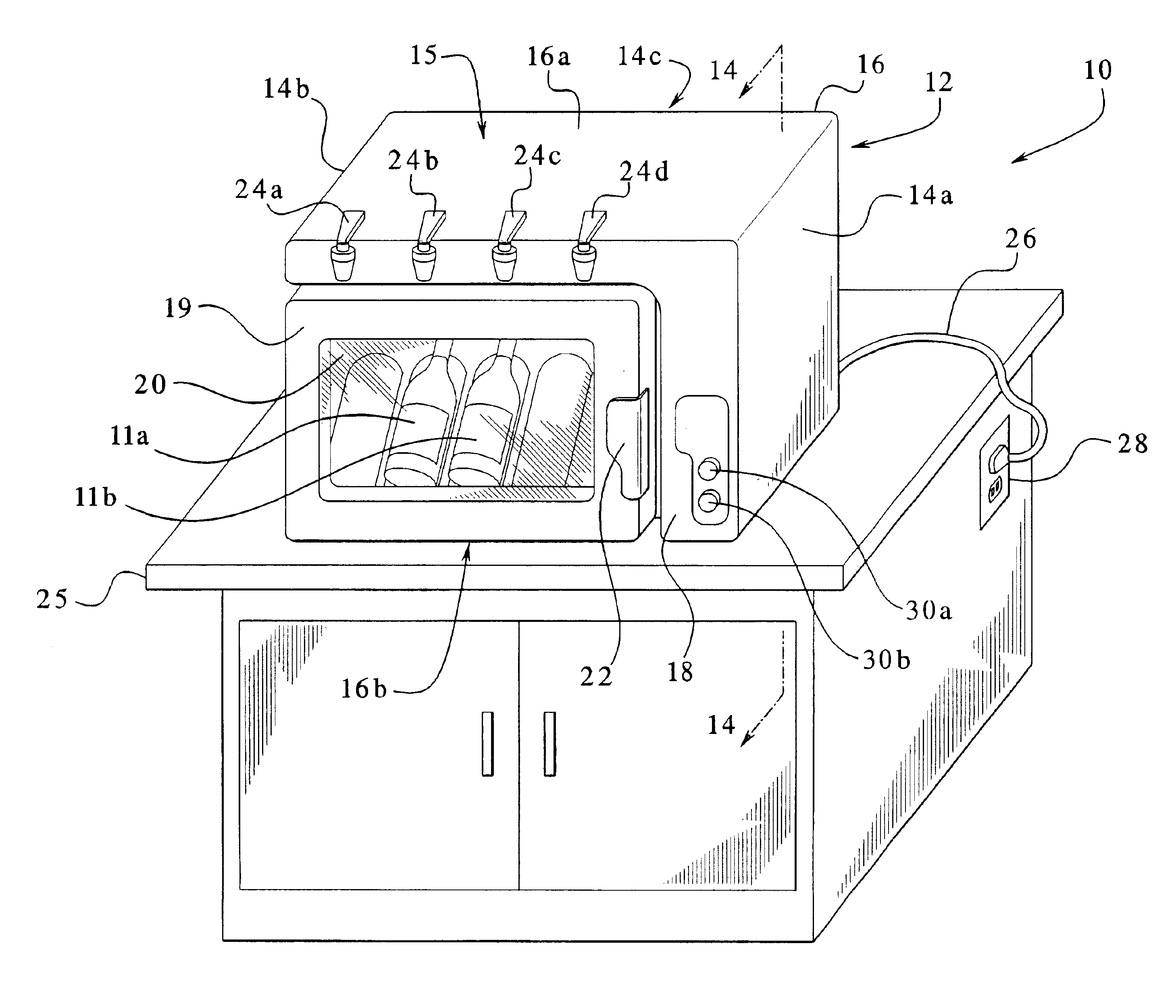 Wine or champagne preservation and dispensing apparatus