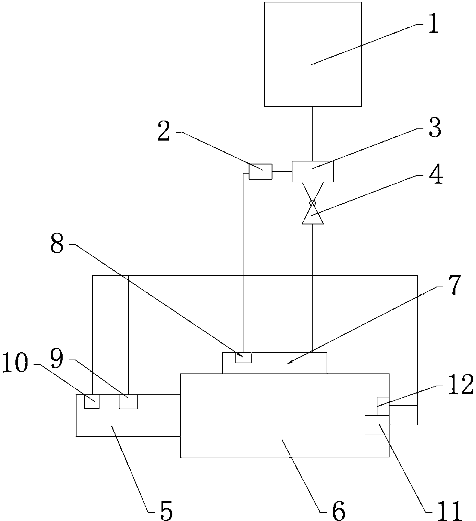 Automatic control system for flue gas denitration of electric power plant