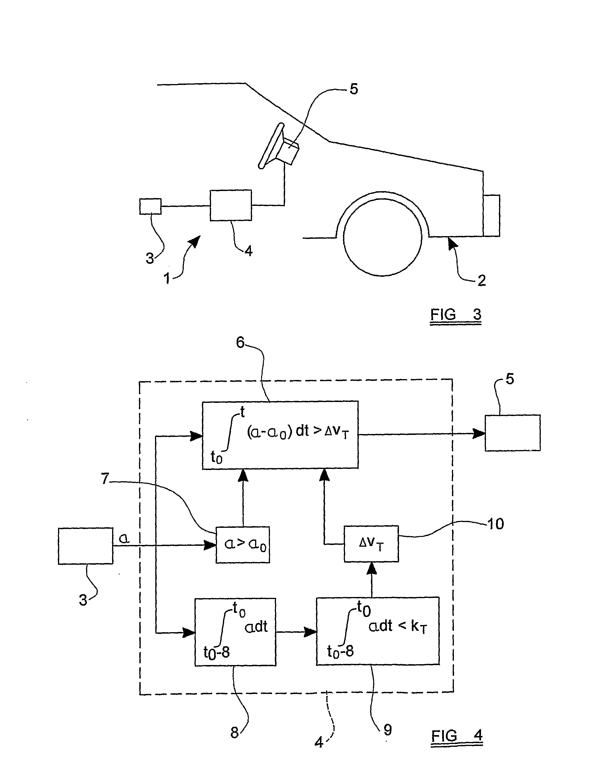 Arrangement for Detecting a Crash