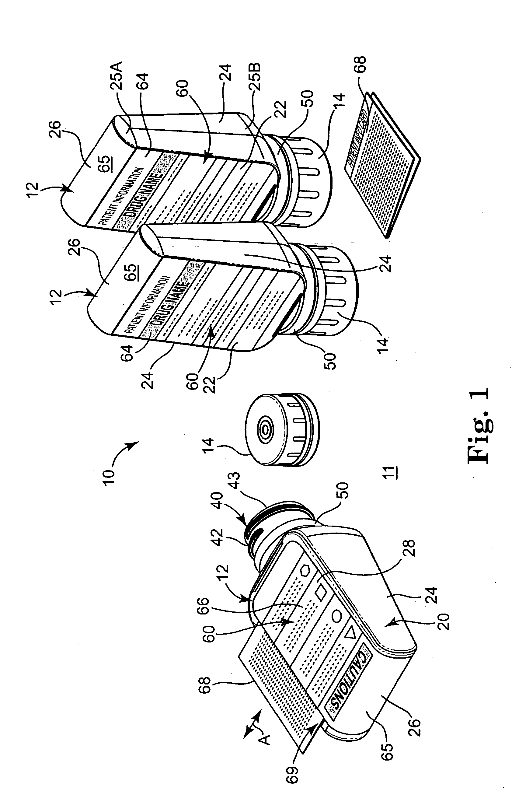 Pharmacy bottle system