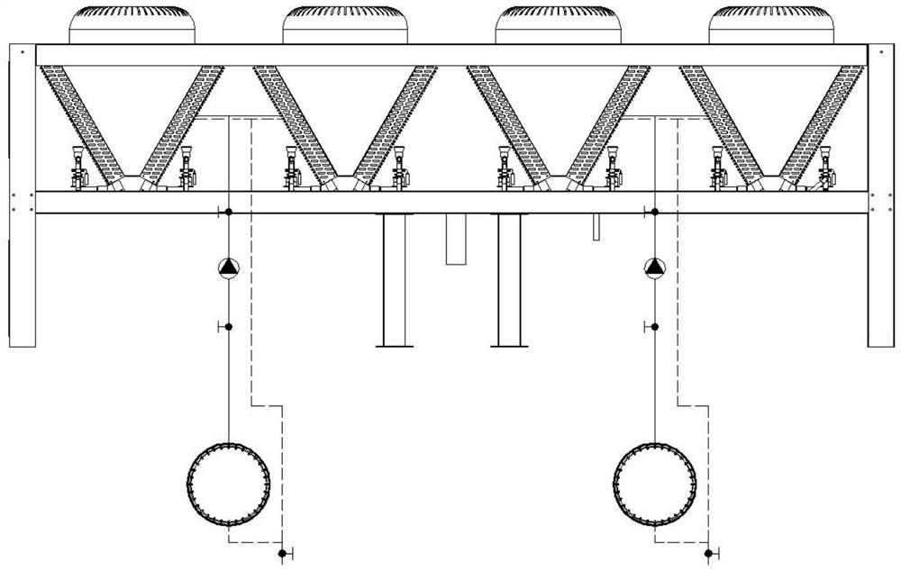 Defrosting method of high-temperature air source heat supply system