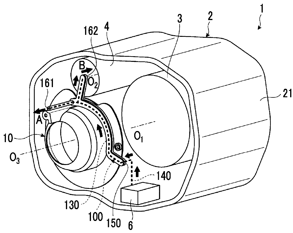 Oil passage structure for power transmission device