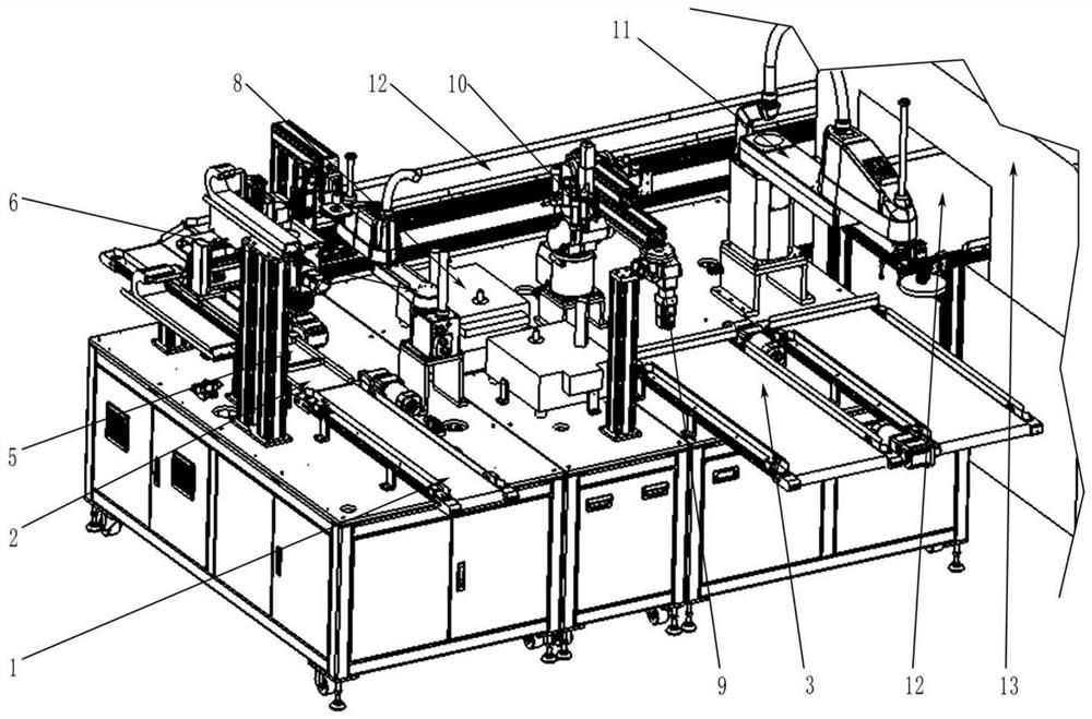 Fan sample balance test glue supplementing equipment