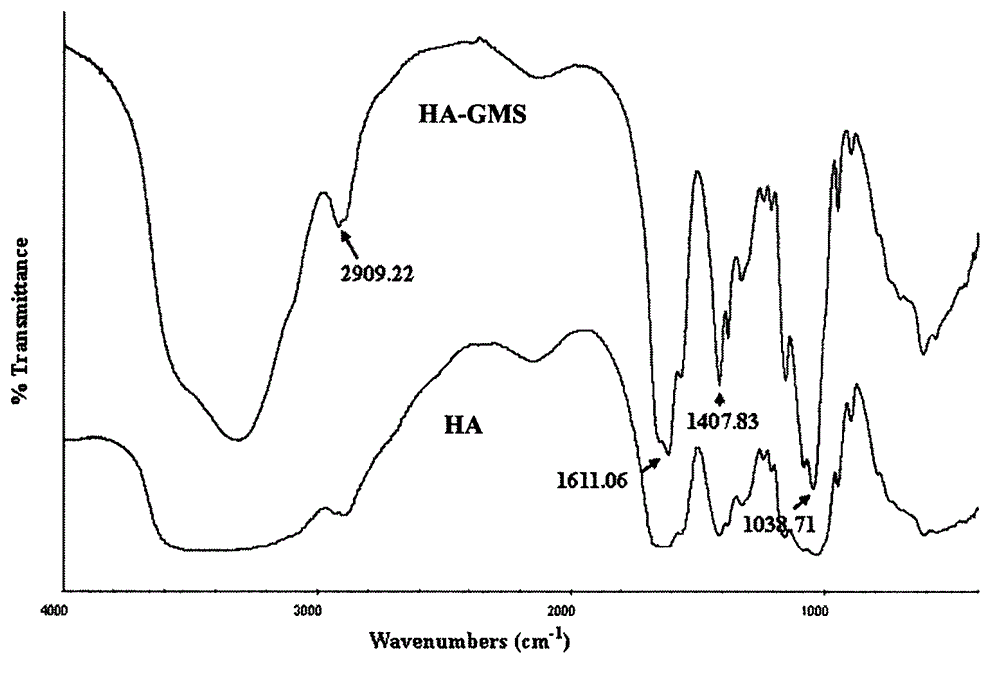 A kind of preparation method of hyaluronic acid ester compound