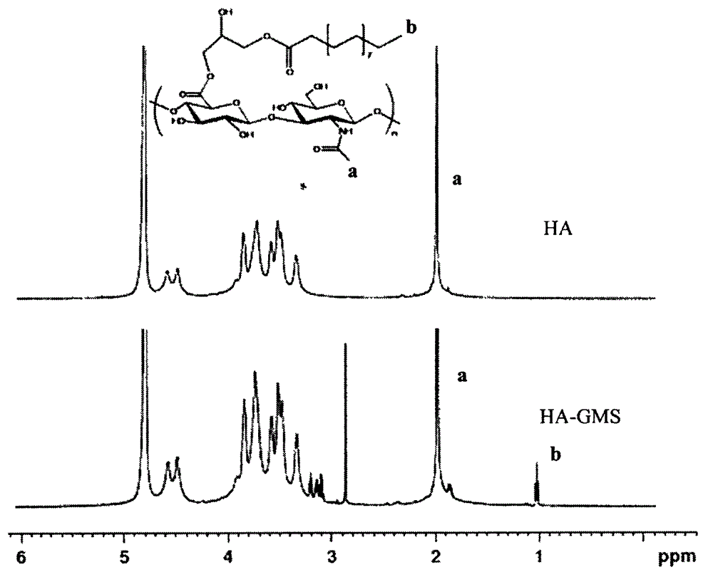 A kind of preparation method of hyaluronic acid ester compound