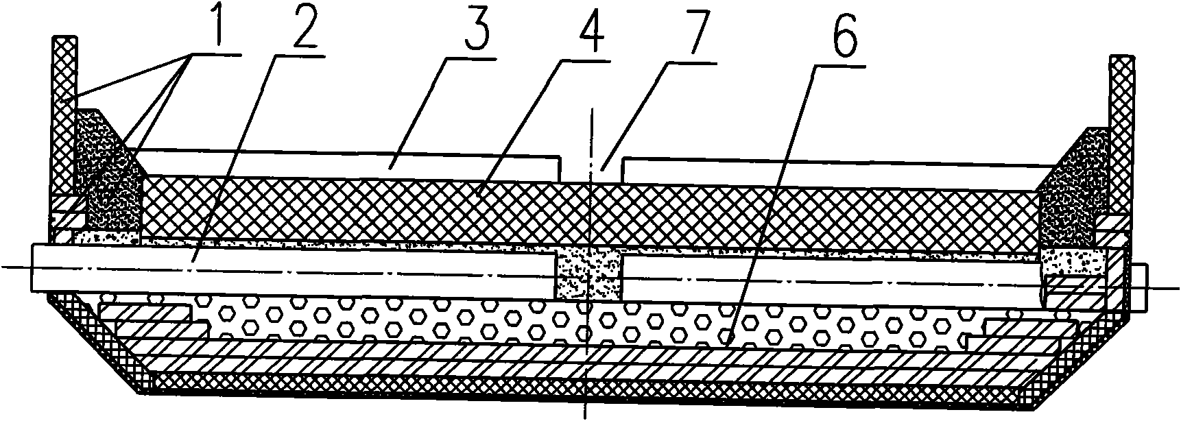 Cathode structure of aluminium cell