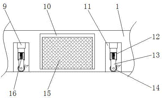 Textile machine frame