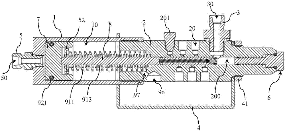 Multi-point oil injection pump