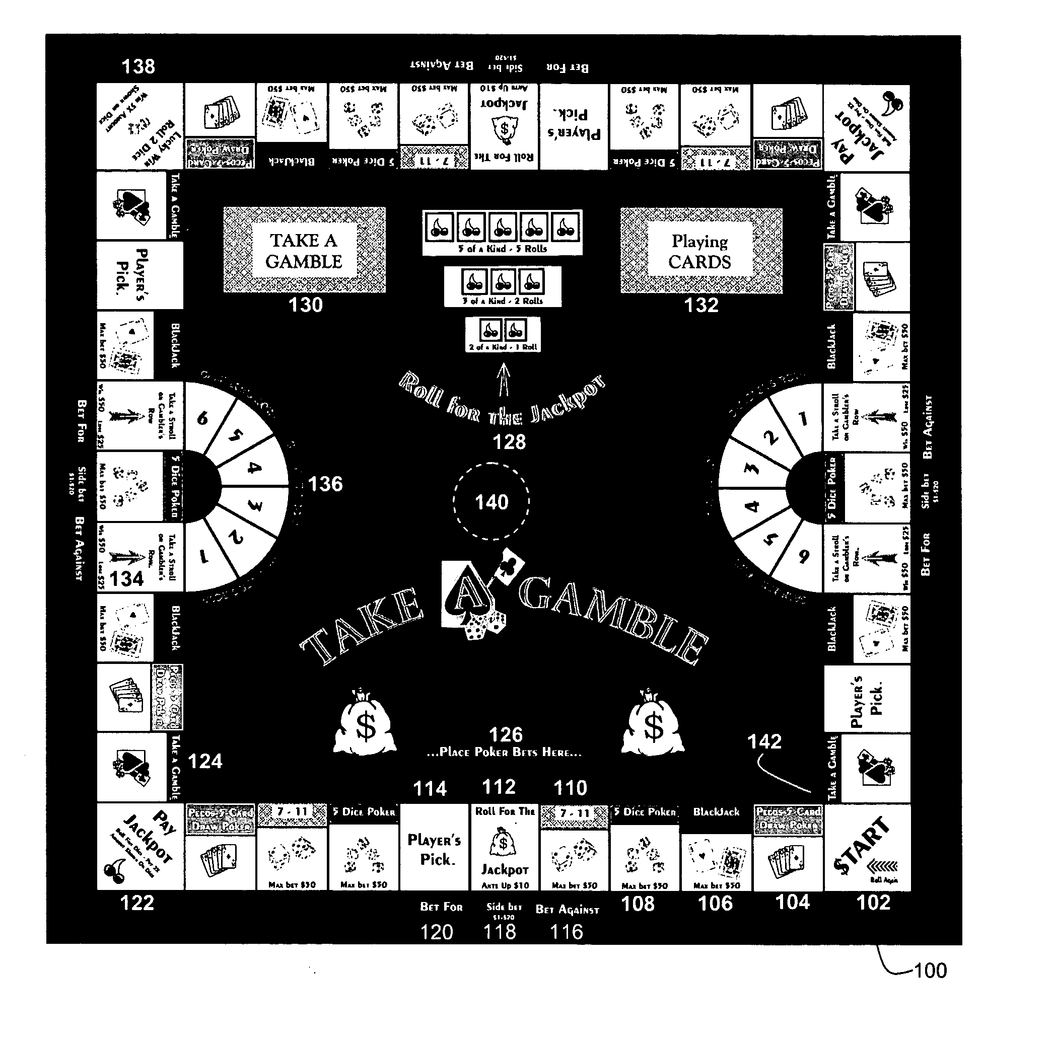 Gambling-style board game