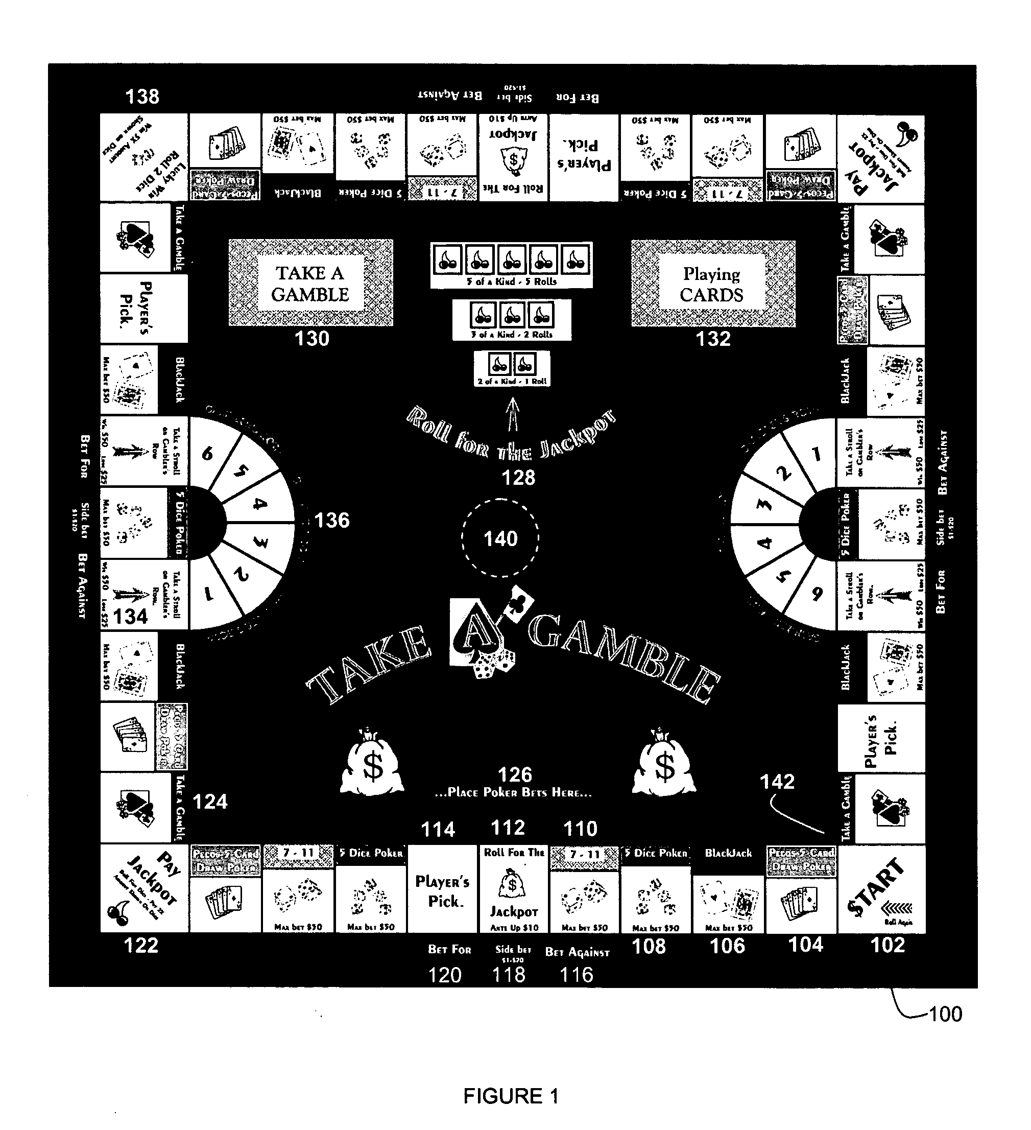 Gambling-style board game