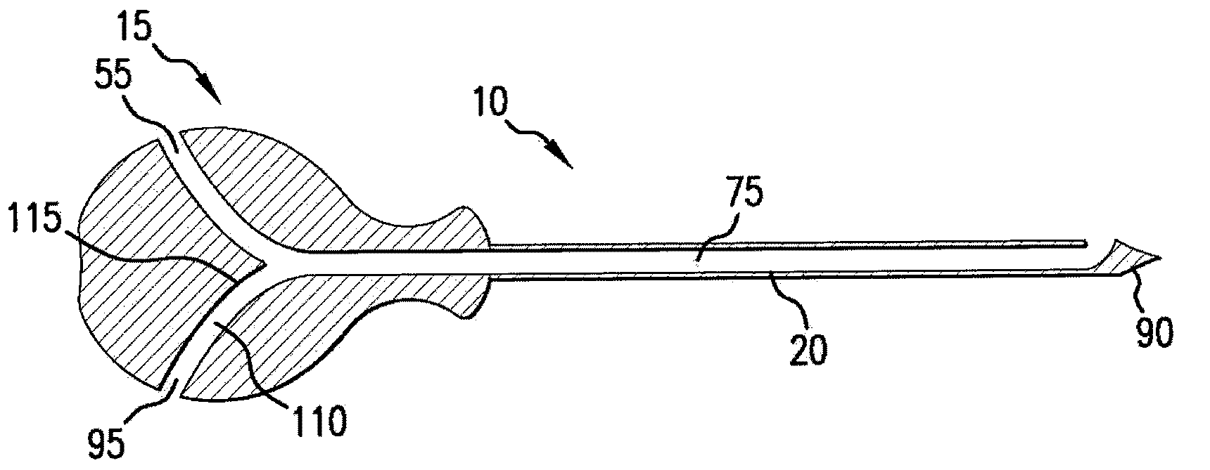 Cannula with lateral access and directional exit port