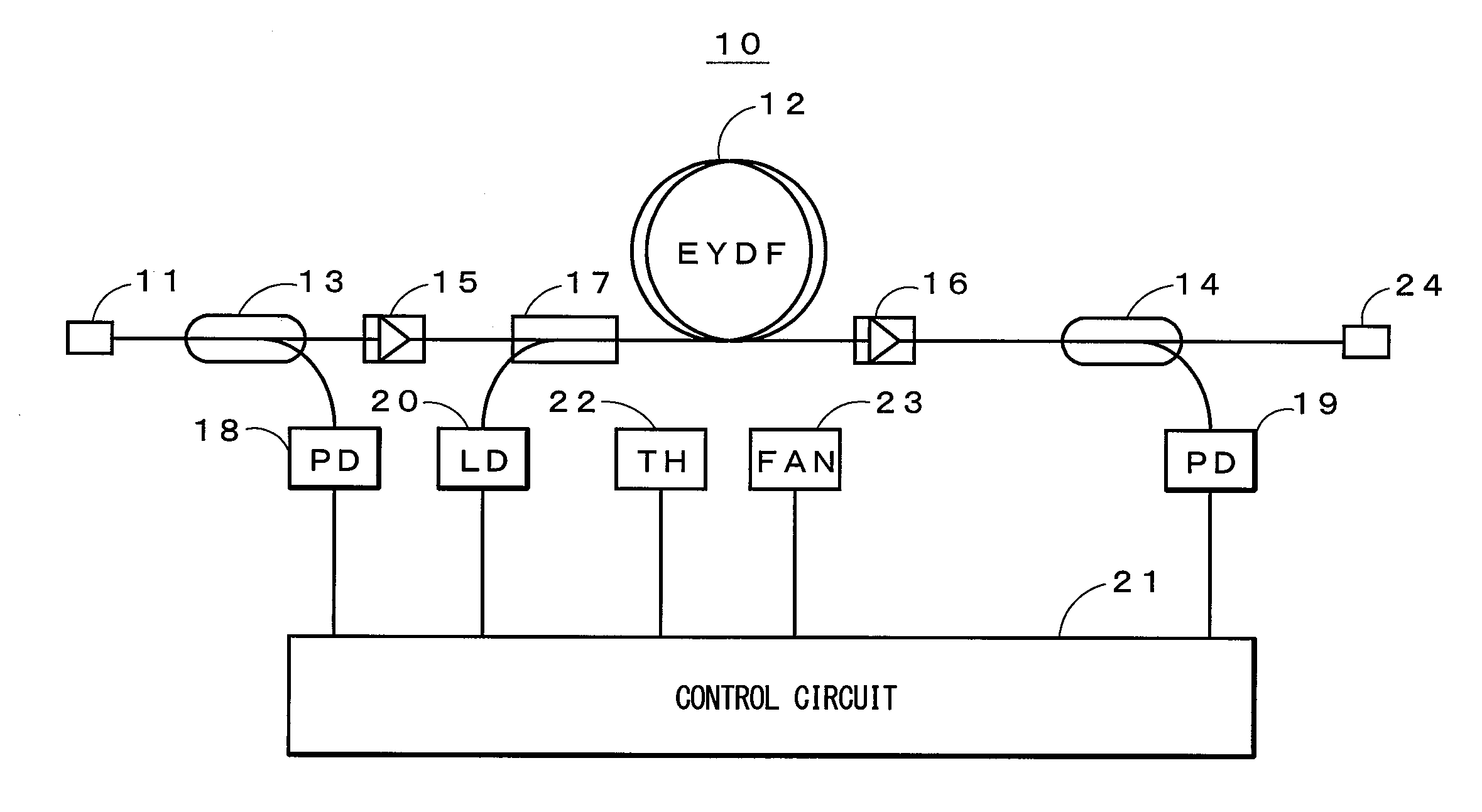 Optical Amplifier and Optical Transmission System