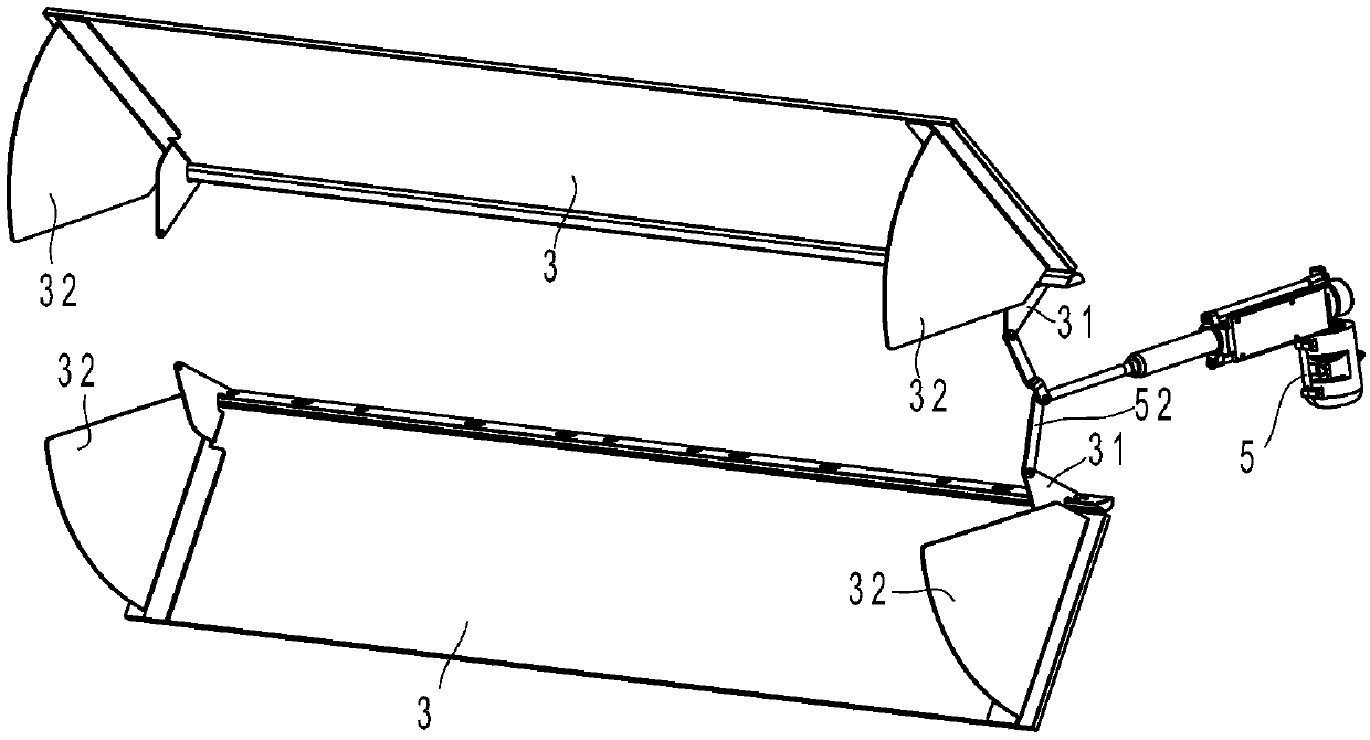 Middle island type extractor hood