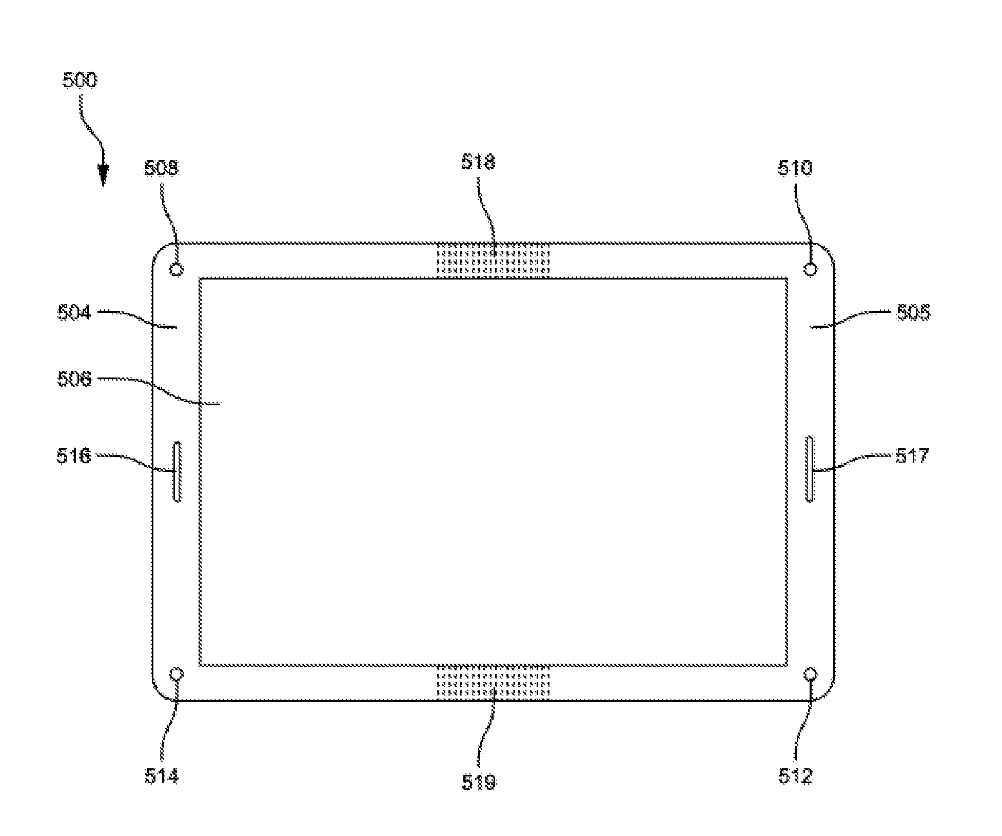 Flexible electronic device housing