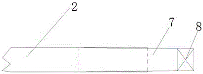 Grouting material for underground mine roadway and grouting water control method