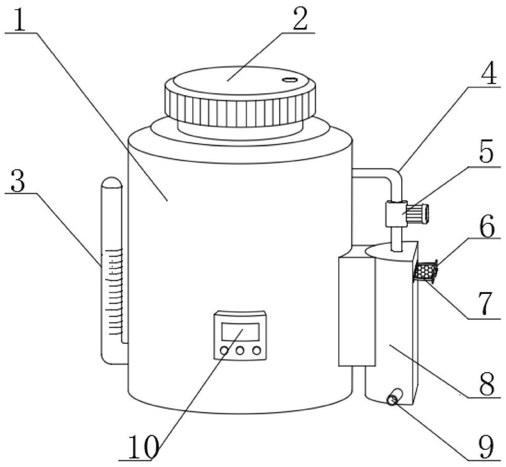 A brown carbon extraction and separation device