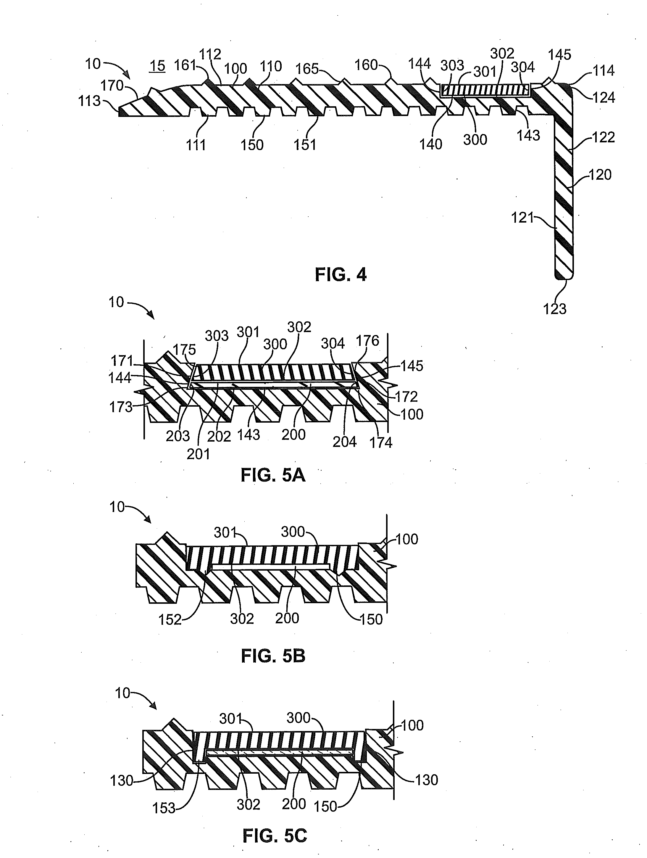 Safety nosing components and manufacturing methods