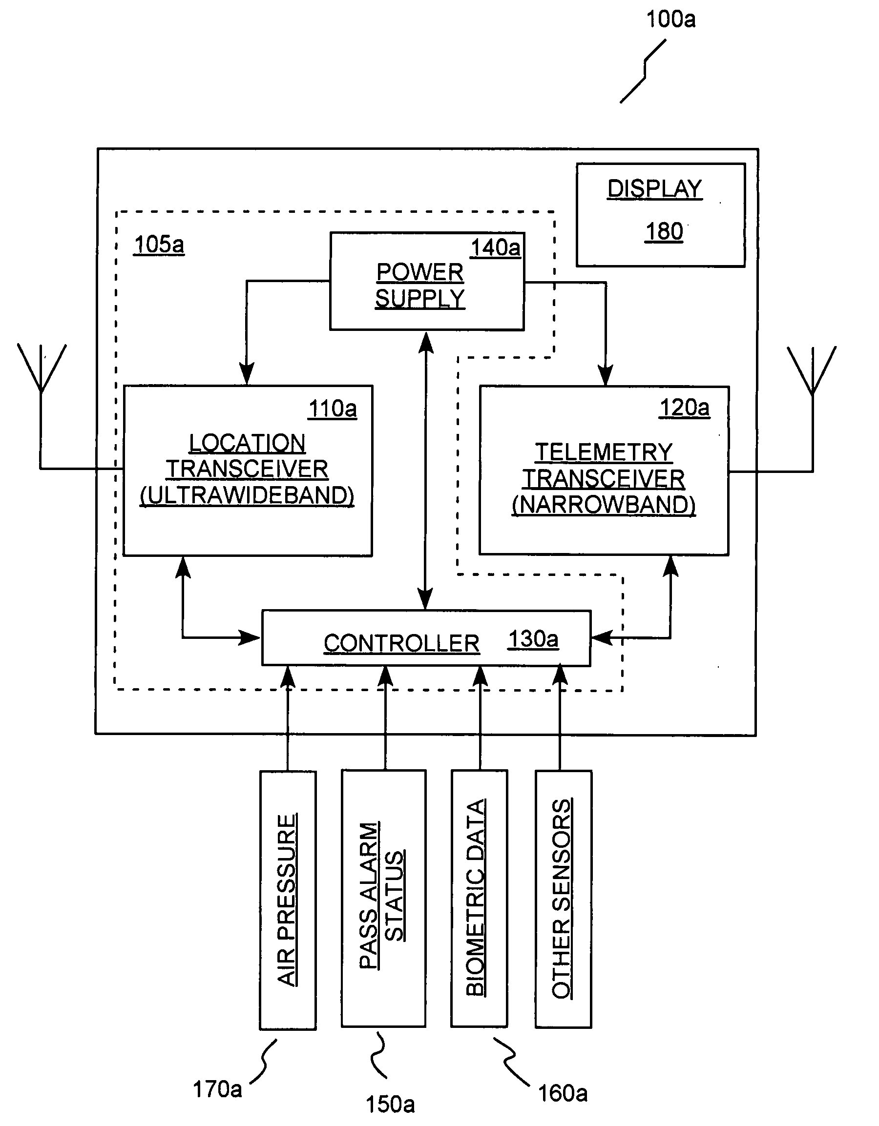 Devices, systems and method of determining the location of mobile personnel