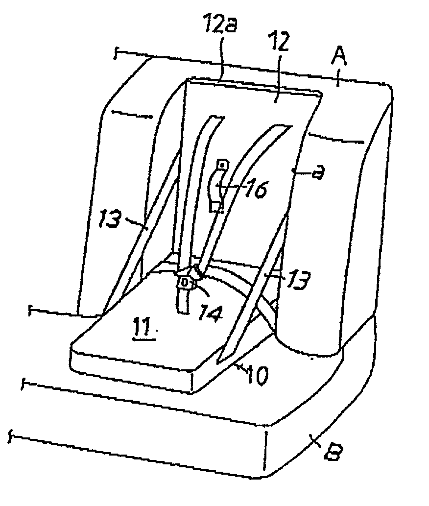 Child seat assembled with vehicle seat