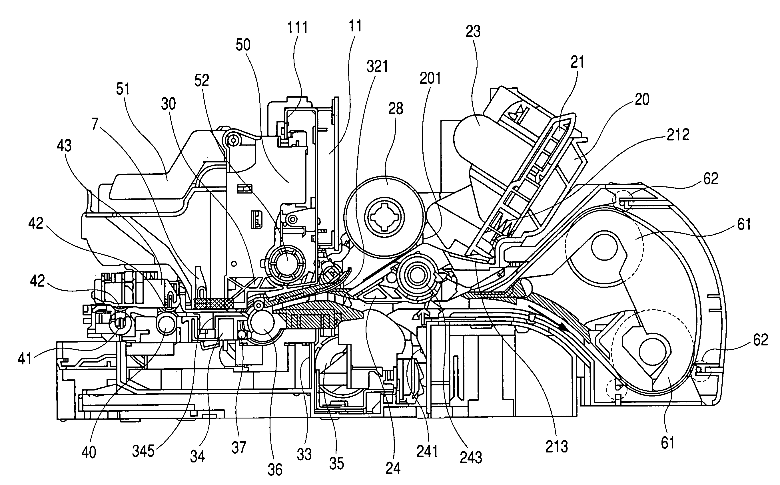 Both-side recording apparatus