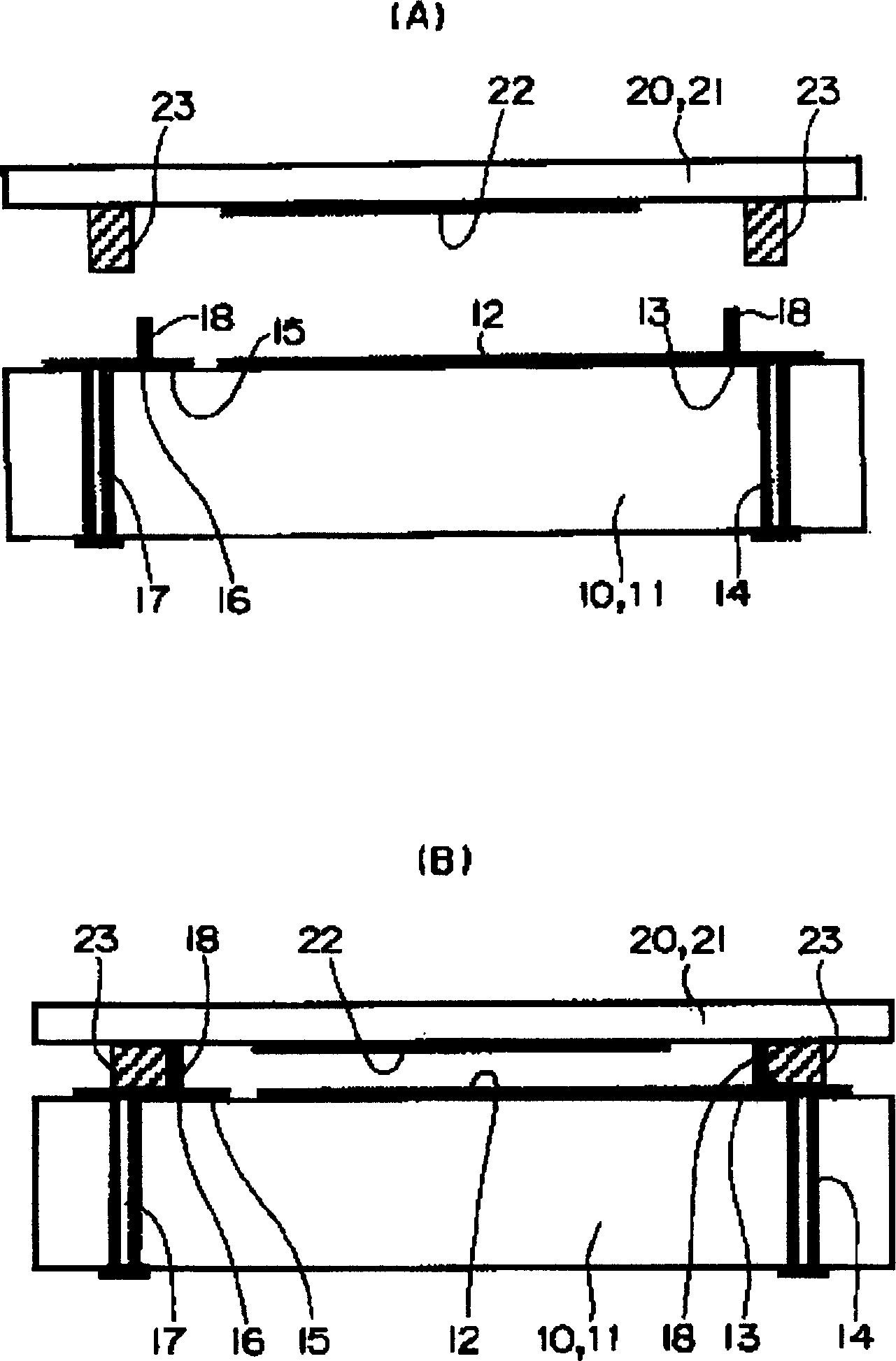 Electrostatic capacitor type pressure sensor and producing method thereof